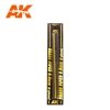 AK Interactive AK9107 BRASS PIPES 0.8MM Ø. 5 UNITS.